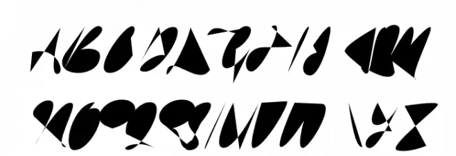 Vaniline Font UPPERCASE