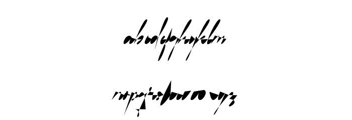 Vaniline Font LOWERCASE