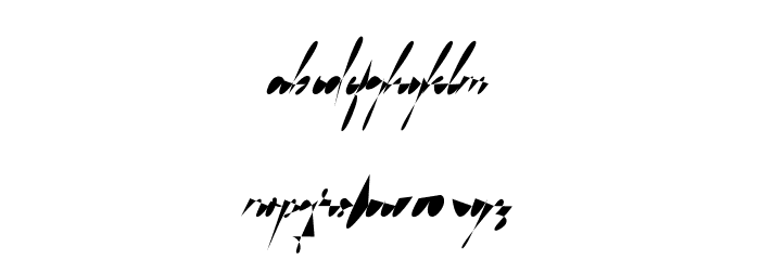 Vaniline Font LOWERCASE