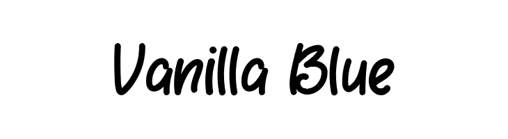 Vanilla Blue  font caratteri gratis