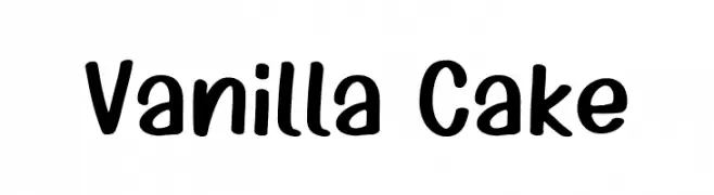 Vanilla Cake Fuentes