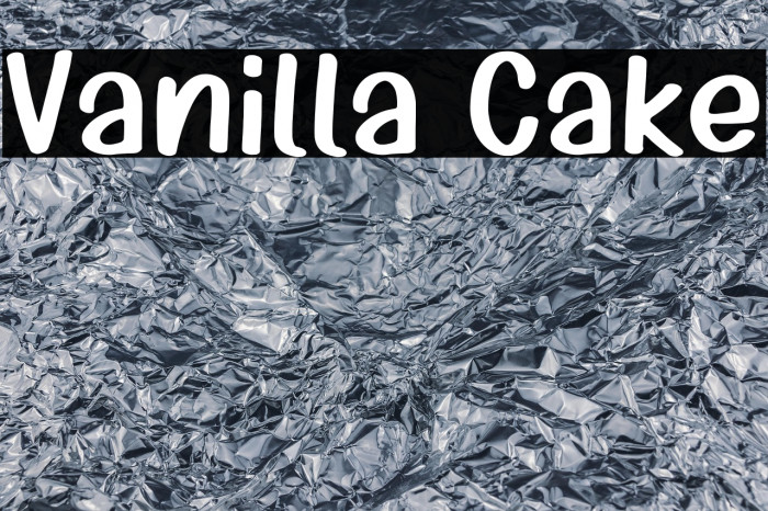 Vanilla Cake Example 2