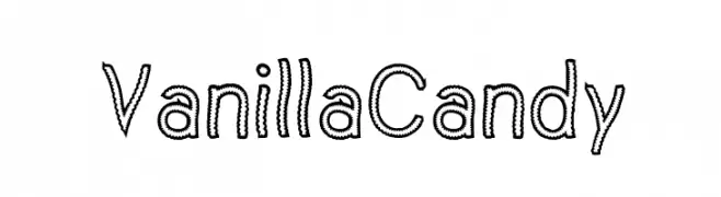 Vanilla Candy  Frei Schriftart Herunterladen
