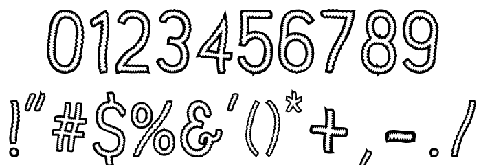 Vanilla Candy Font OTHER CHARS