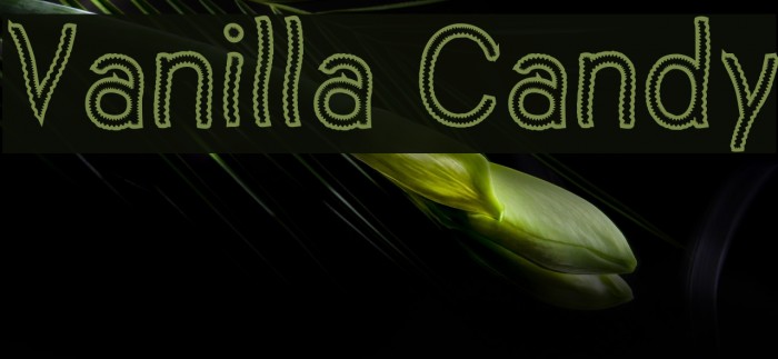 Vanilla Candy Font examples