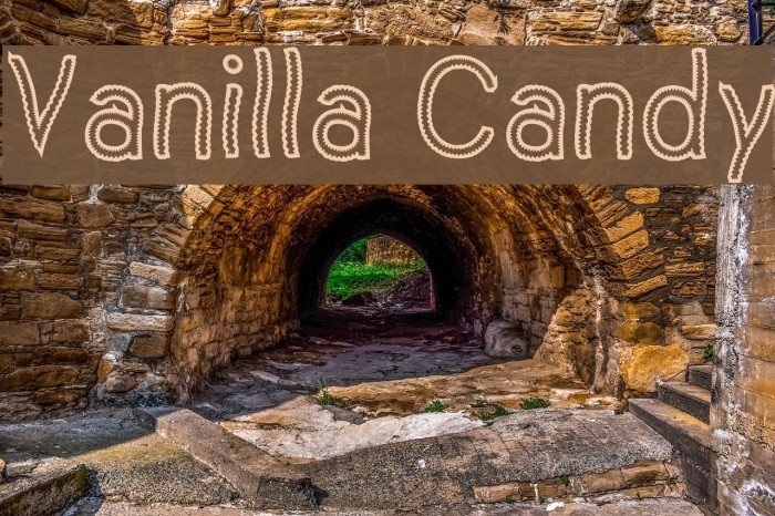 Vanilla Candy Font examples