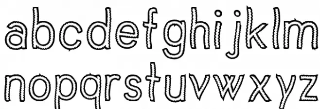 Vanilla Candy फ़ॉन्ट लोअरकेस