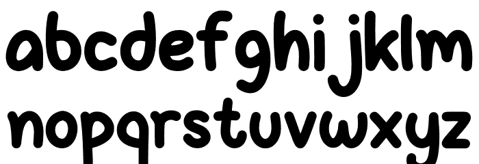 Vanilla Caramel Font LOWERCASE