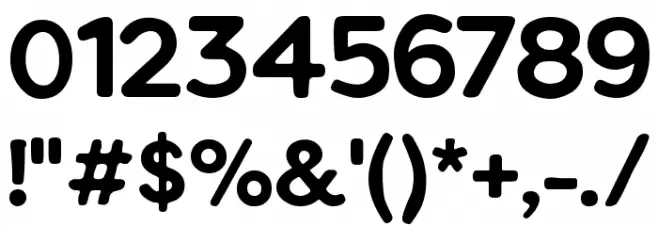 Vanilla Extract Font OTHER CHARS