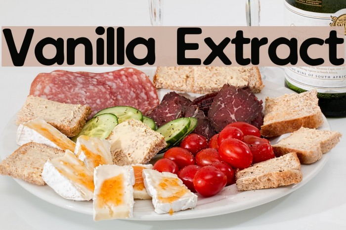 Vanilla Extract Font examples