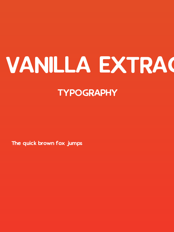 Vanilla Extract Poster