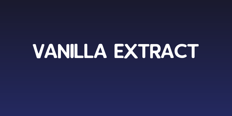 Vanilla Extract Social Header