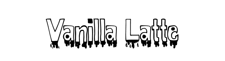 Vanilla Latte  नि: शुल्क फ़ॉन्ट्स डाउनलोड