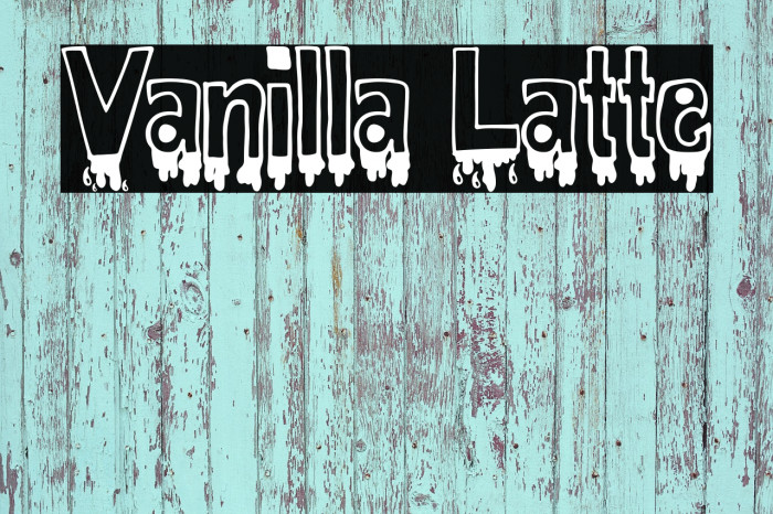 Vanilla Latte Font examples