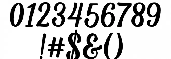 Vanilla Macchiato Font OTHER CHARS