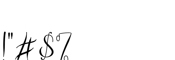 Vanilla Mermaid Font OTHER CHARS