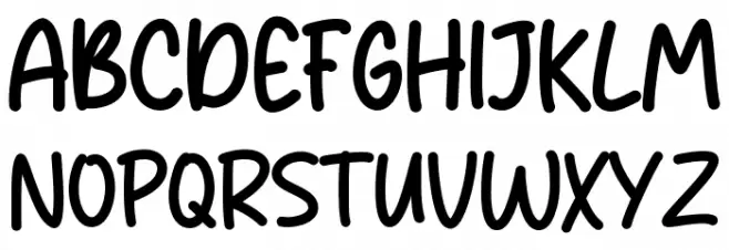 Vanilla Pancake Fuentes MAYÚSCULAS