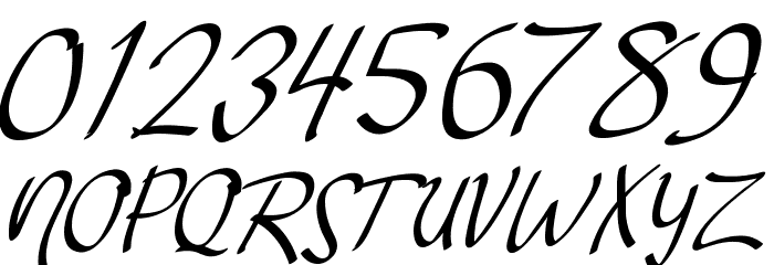 Vanilla Personal Bold Font OTHER CHARS