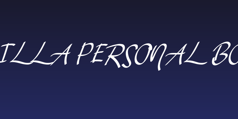 Vanilla Personal Bold Social Header