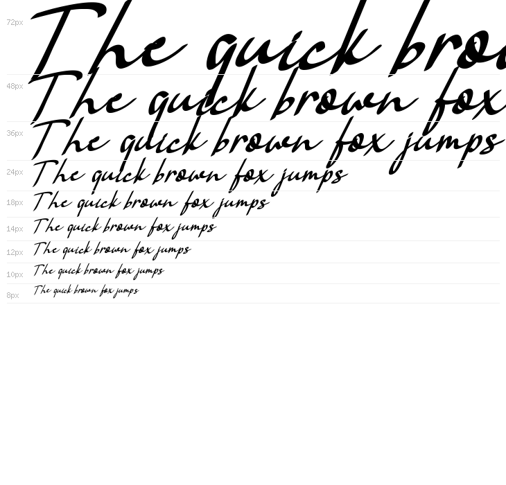 Vanilla Personal Bold Waterfall