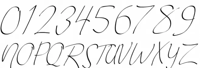 Vanilla Personal Light Font OTHER CHARS