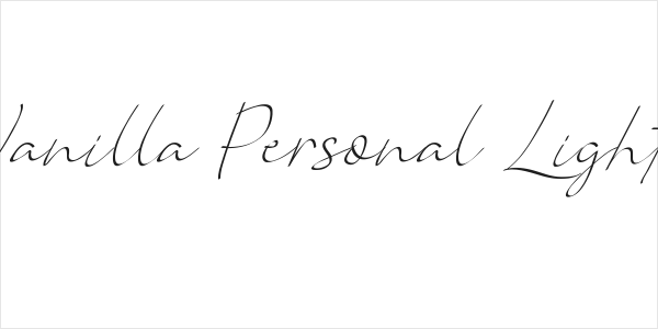 Vanilla Personal Light Logo