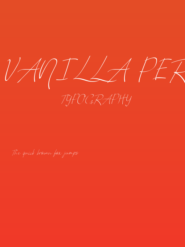 Vanilla Personal Light Poster