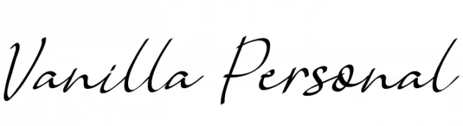 Vanilla Personal  Frei Schriftart Herunterladen