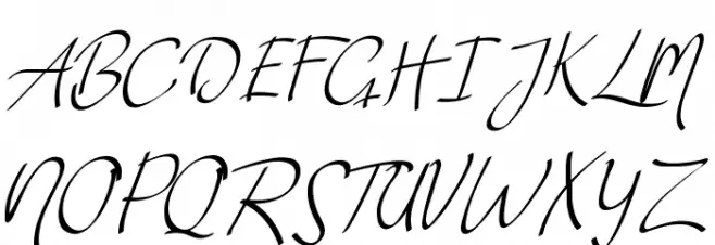Vanilla Personal Schriftart Groß