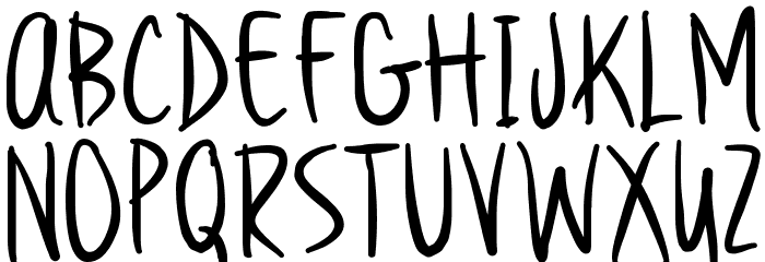 Vanilla Twilight Font UPPERCASE