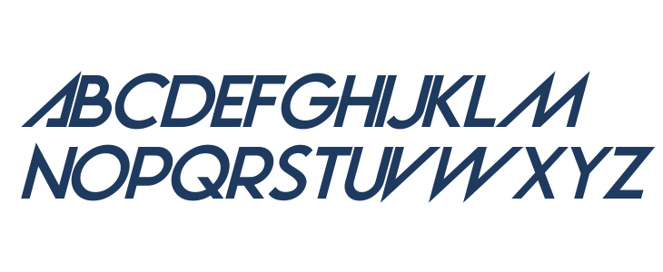 Vanilla Wave Italic Lowercase