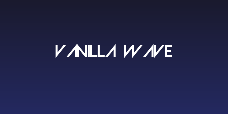 Vanilla Wave Social Header
