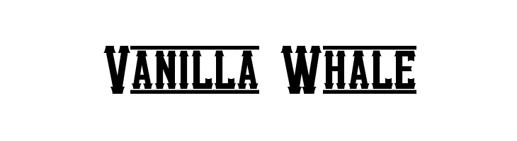 Vanilla Whale Font