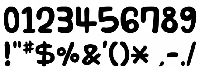 Vanilla Font OTHER CHARS