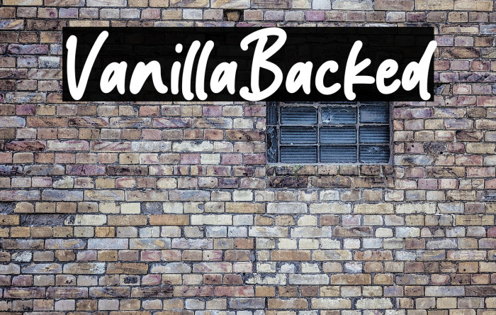 VanillaBacked Example 1