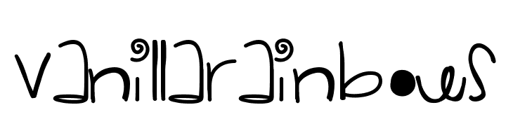 VanillaRainbows  免费字体下载