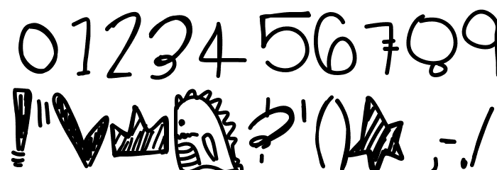 VanillaRainbows Font OTHER CHARS