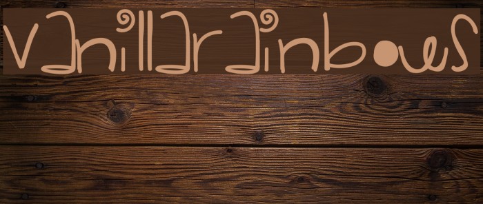 VanillaRainbows Font examples