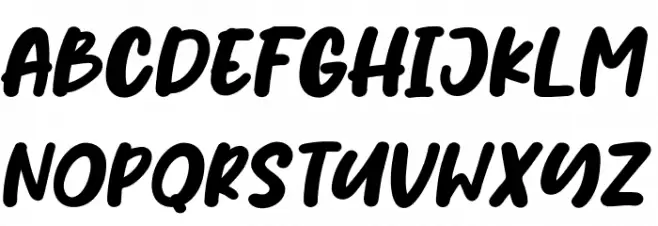 VanillaTwilight-Italic Polices MAJUSCULES