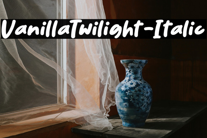 VanillaTwilight-Italic Example 3