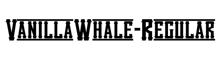 VanillaWhale-Regular Font