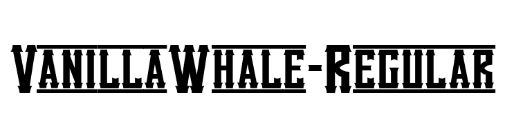 VanillaWhale-Regular  Free Fonts Download