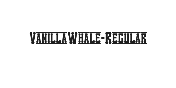 VanillaWhale-Regular Logo