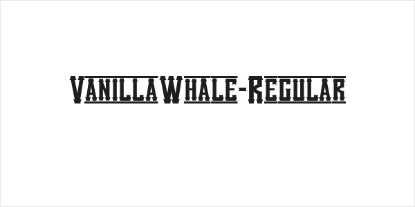 VanillaWhale-Regular Logo
