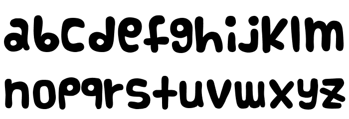 Vanilla Font LOWERCASE