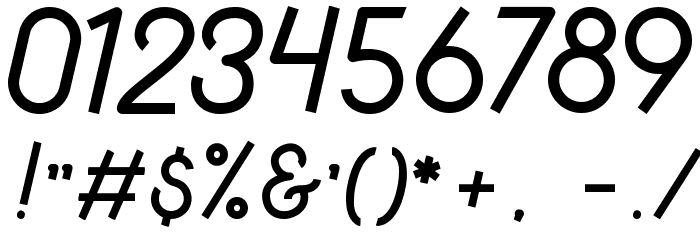Vanillate Font OTHER CHARS