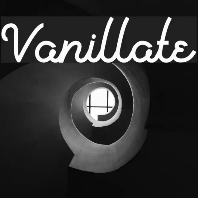 Vanillate Font examples