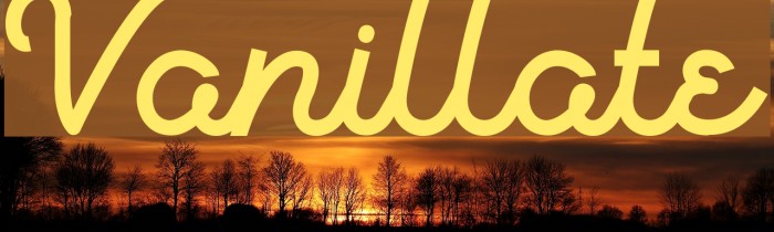 Vanillate Font examples