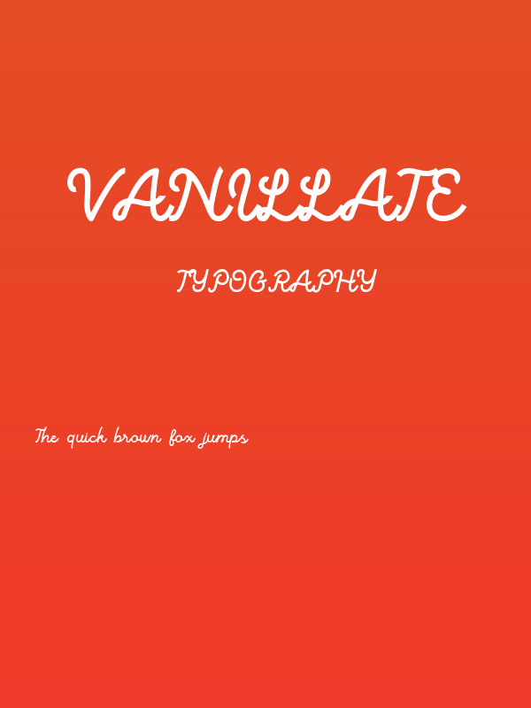 Vanillate Poster