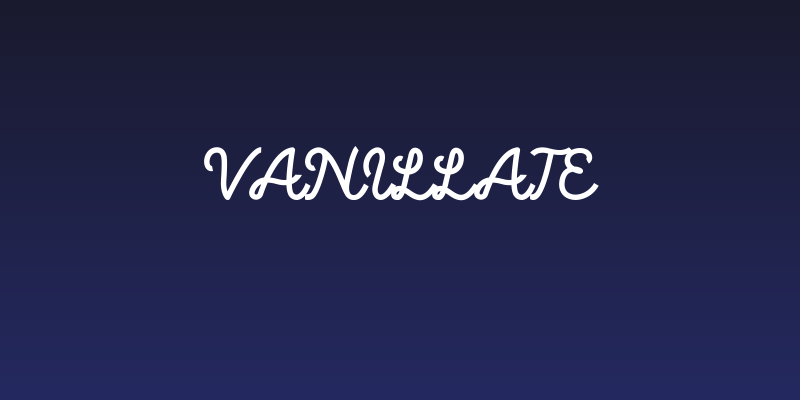 Vanillate Social Header